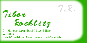tibor rochlitz business card